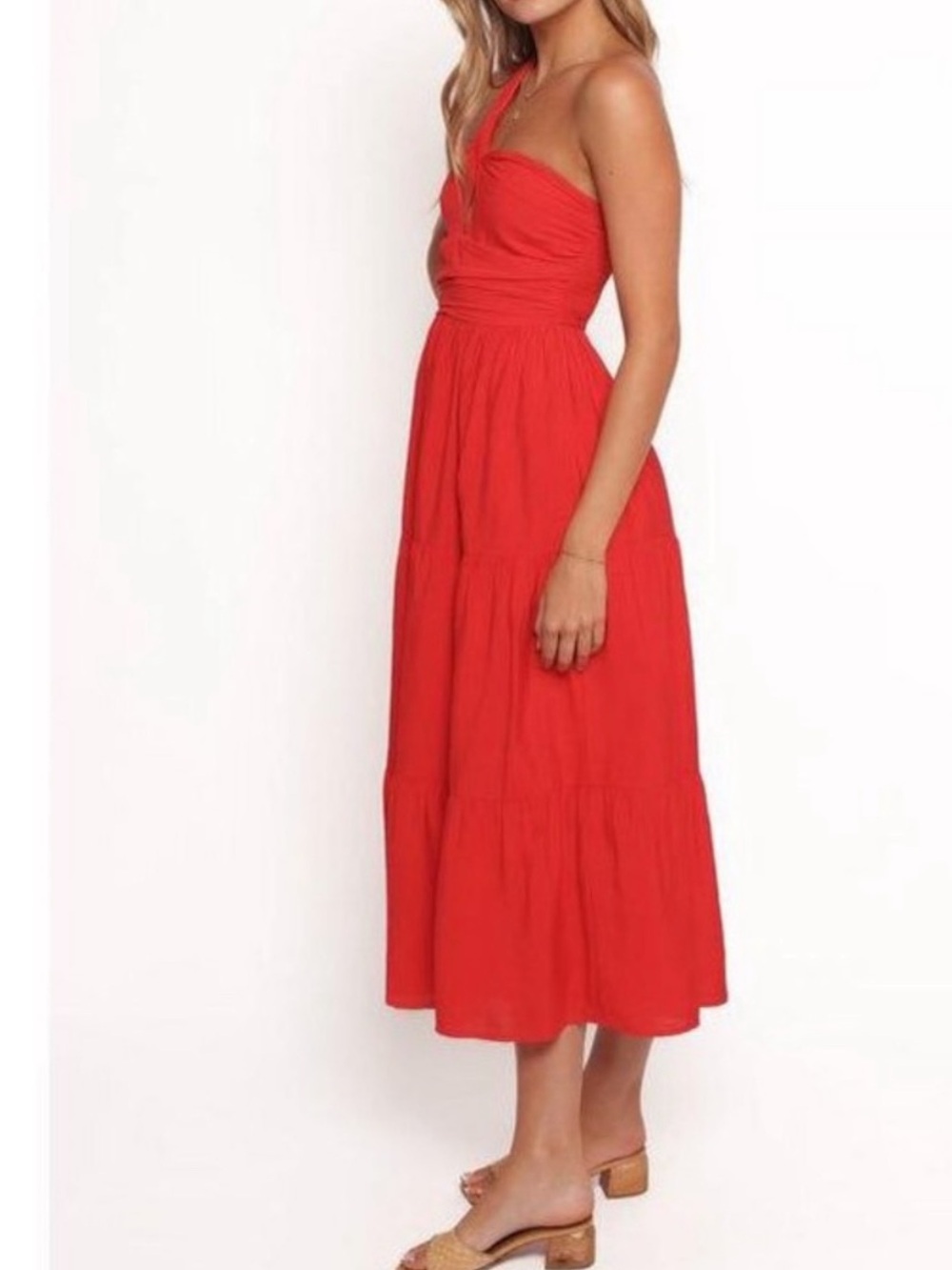 Petal & Pup Vinny One Shoulder Maxi Dress $99
